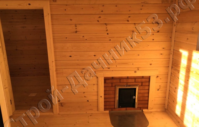 4 Брусовая баня Б-1, 4×5.5, 22 м², Московская область, город Чехов, микрорайон Венюково (6)